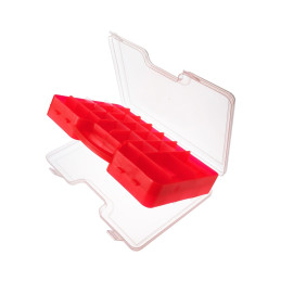 Red double-sided case with...