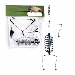 Carp rig, "hedgehog" feeder...